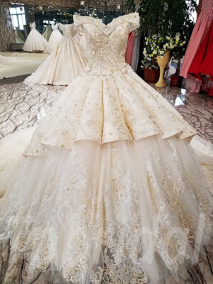 Ball Gown Wedding Dress Off The Shoulder
