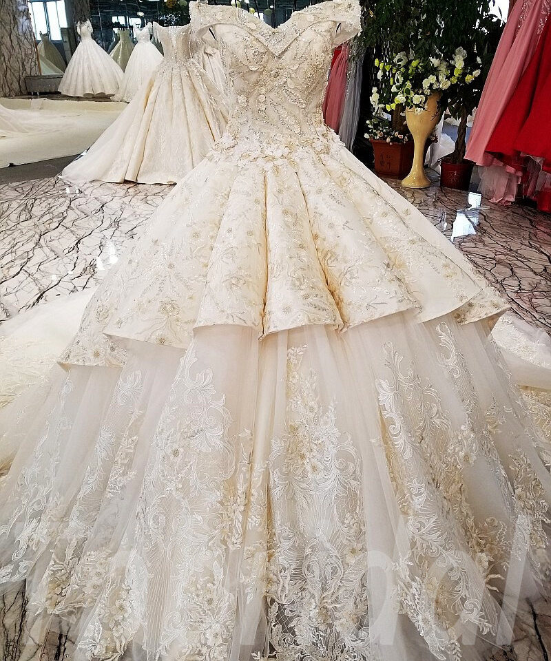 Ball Gown Wedding Dress Off The Shoulder