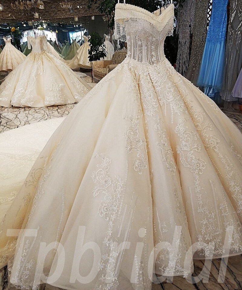 champagne wedding dress-tp0021-11