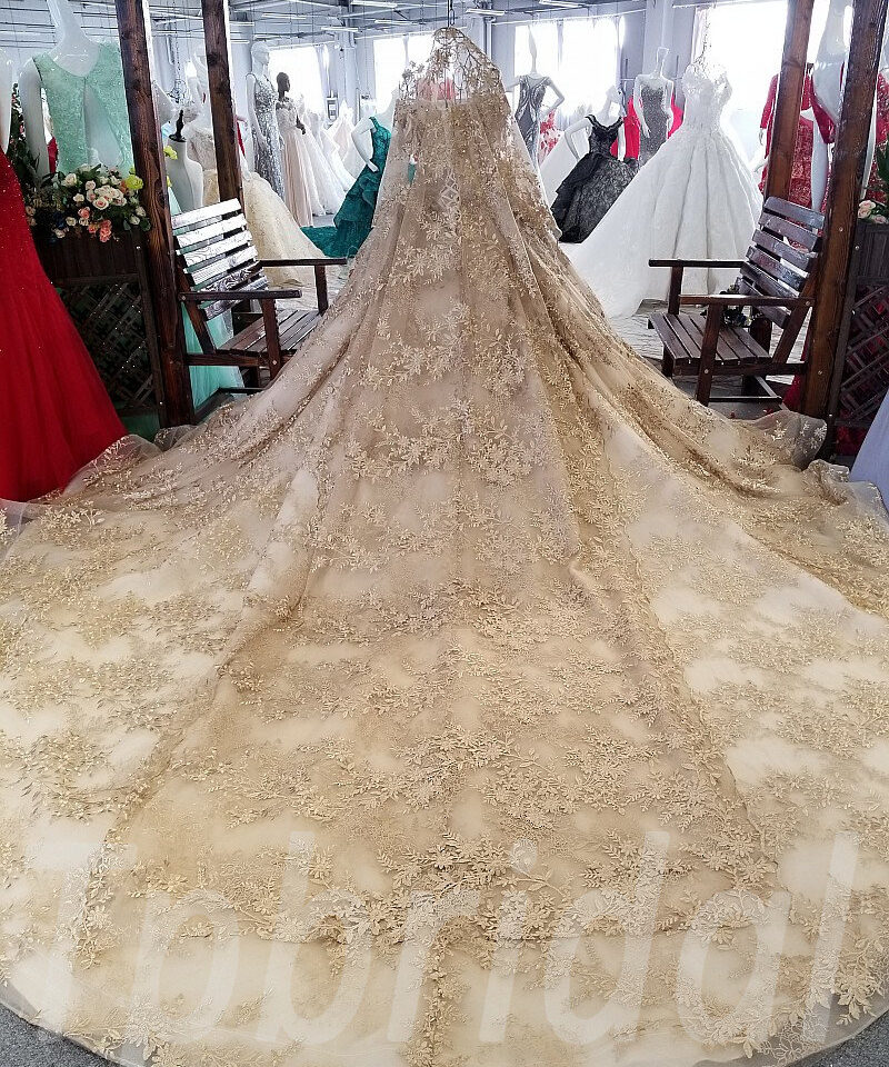 gold wedding dress-tp0036-09