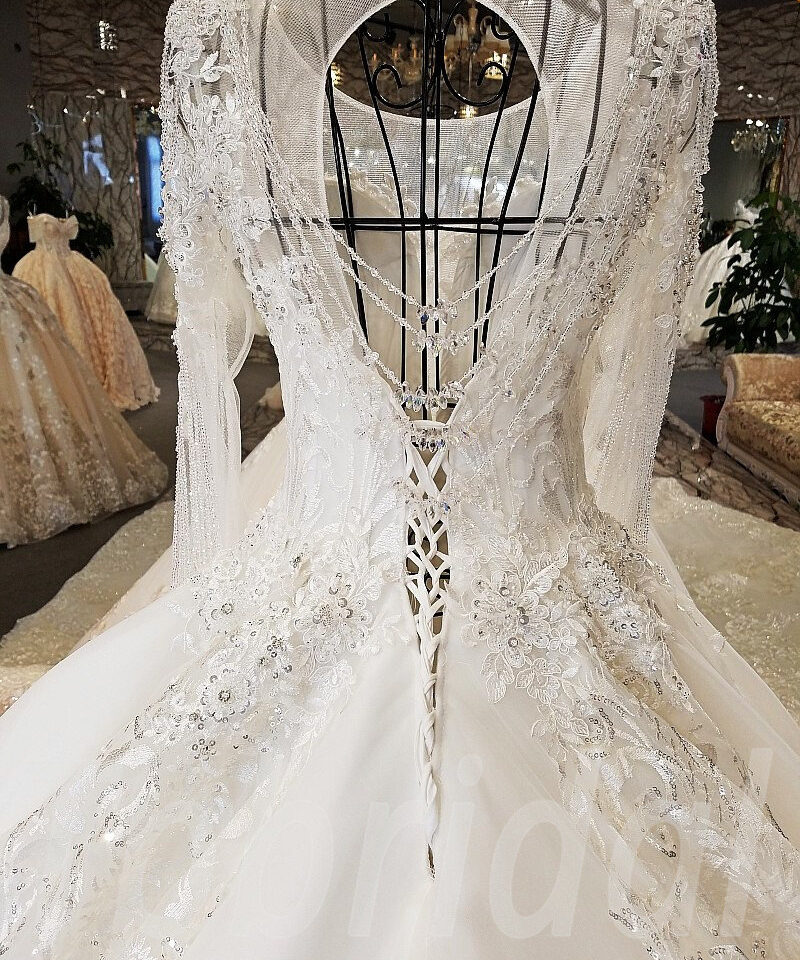 long sleeve bridal gown-tp0039-07