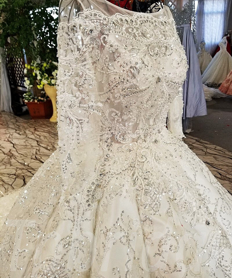 long sleeve wedding dress-tp0003-09