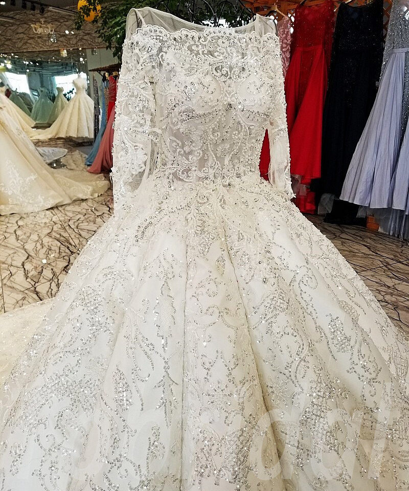 long sleeve wedding dress-tp0003-11