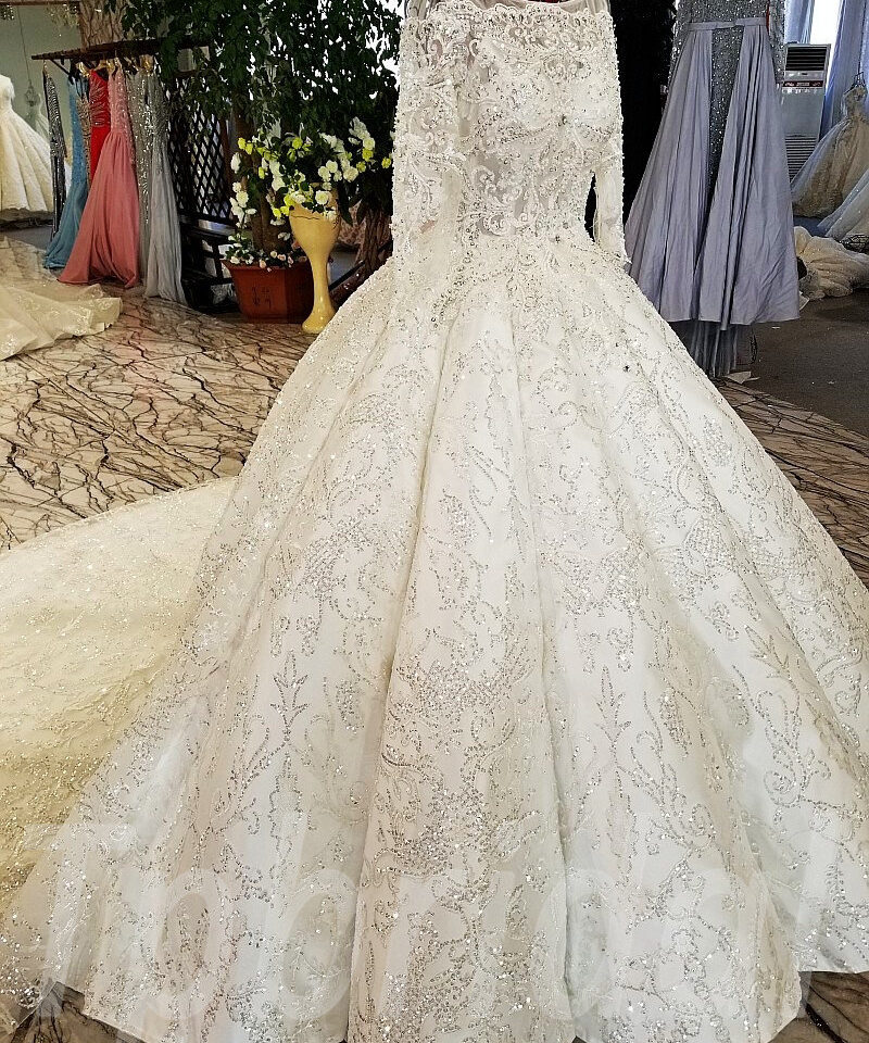 long sleeve wedding dress-tp0003-15