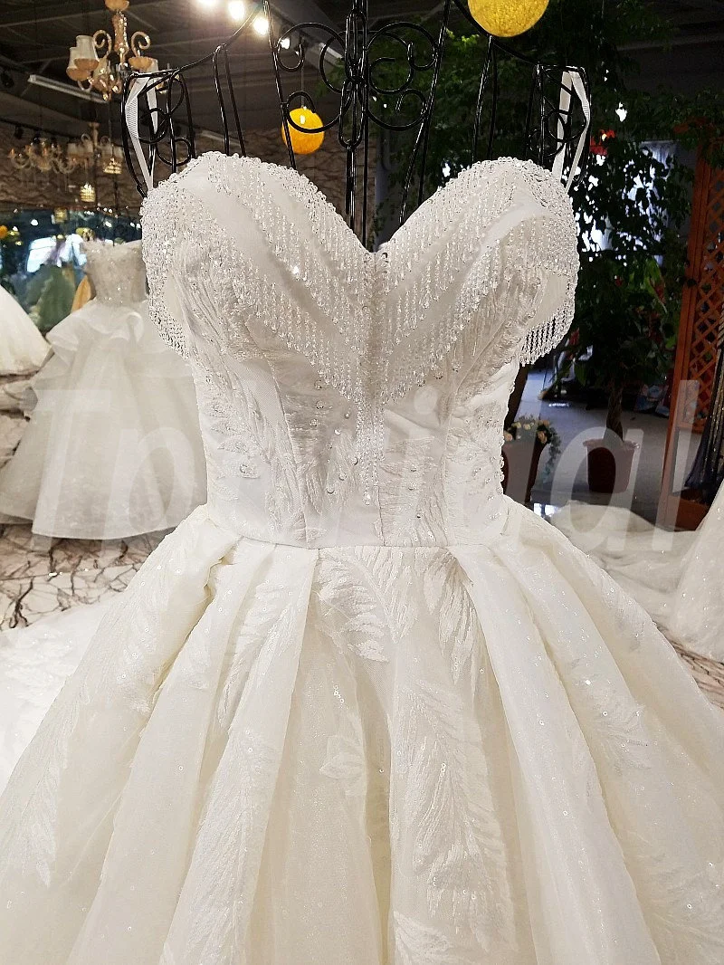 strapless wedding dress-tp0028-12