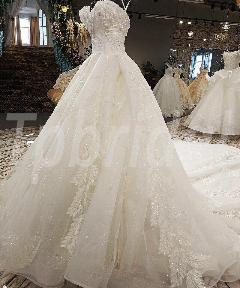 strapless wedding dress-tp0028-13