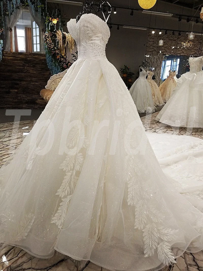 strapless wedding dress-tp0028-13
