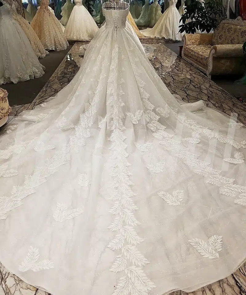 strapless wedding dress-tp0028-14