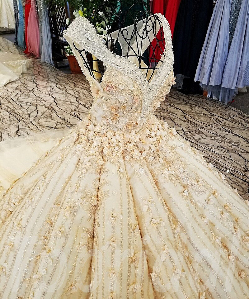 wedding dress for plus size-tp0019-12