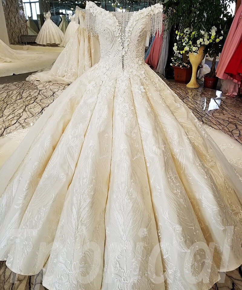 wedding dress train-tp0015-10