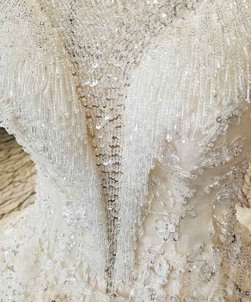 wedding dress train-tp0015-12