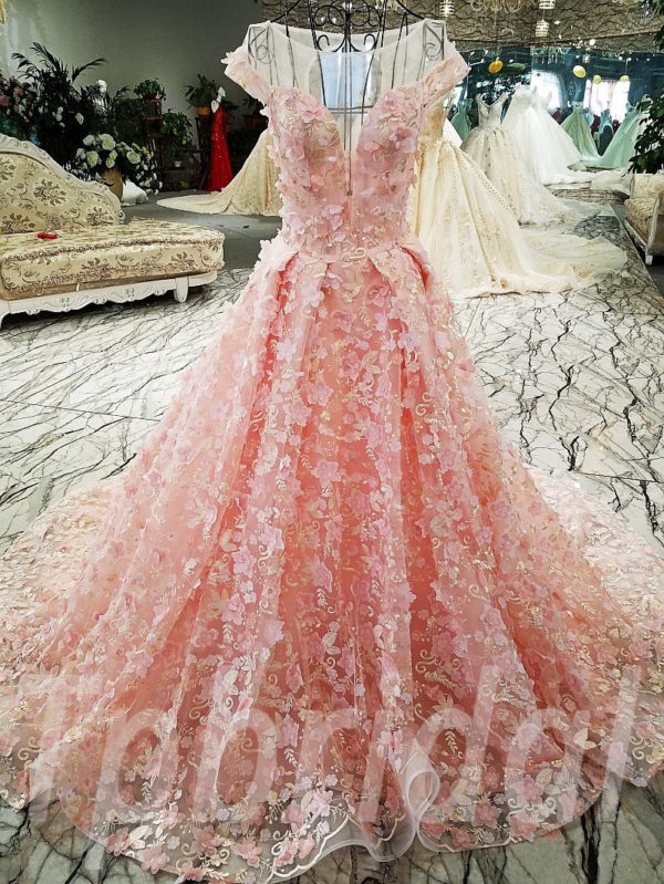 pink gown online shopping