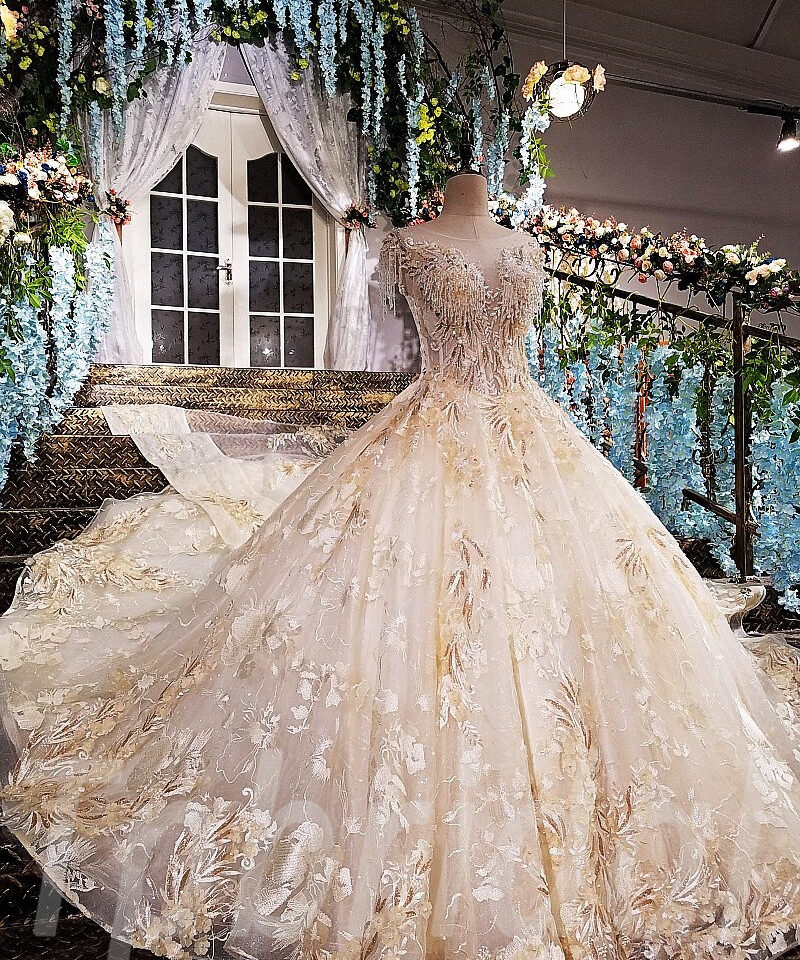 gold bridal dress-tp0045-02