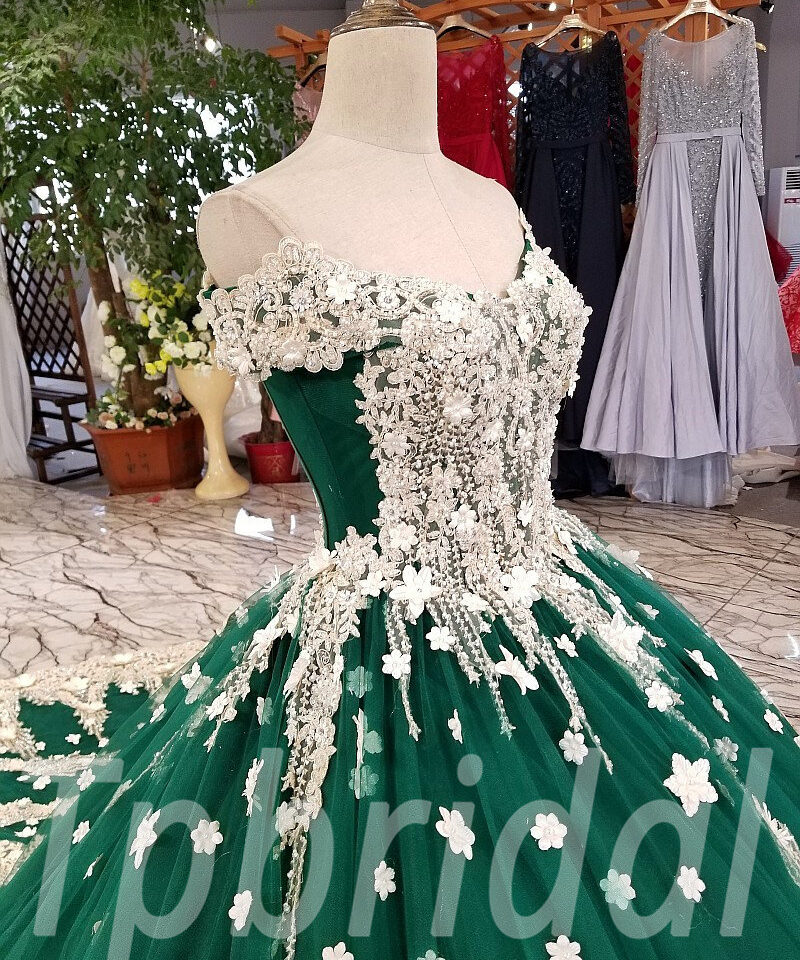 green wedding dress-073-05