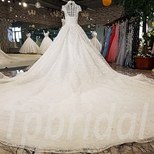 high neck wedding dress-tp0058-14