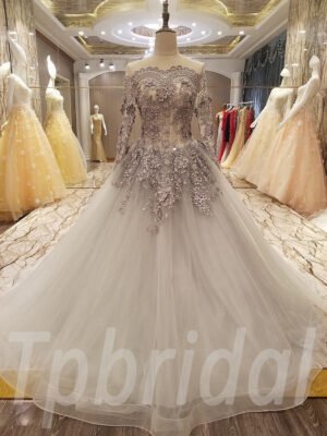 long sleeve prom dress-081-06