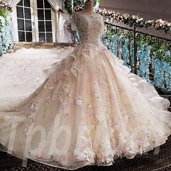off shoulder wedding dress-tp0