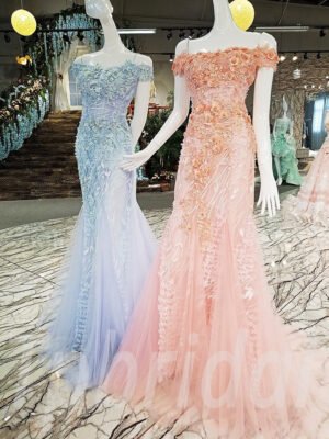 pink mermaid prom dress-094-05