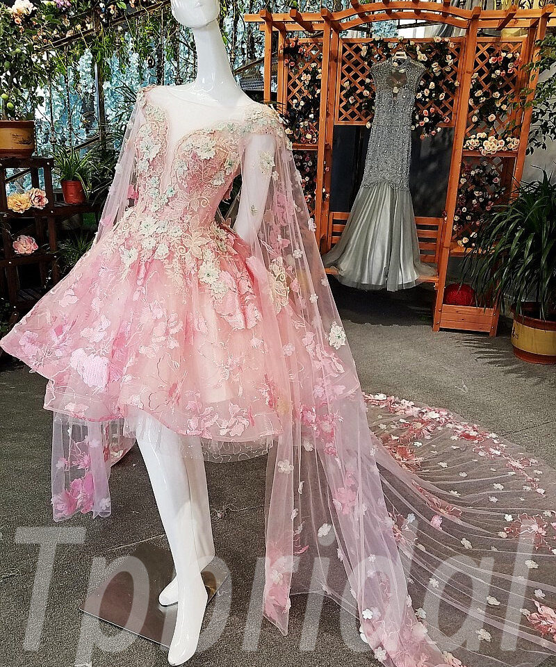 prom dress pink-091-03