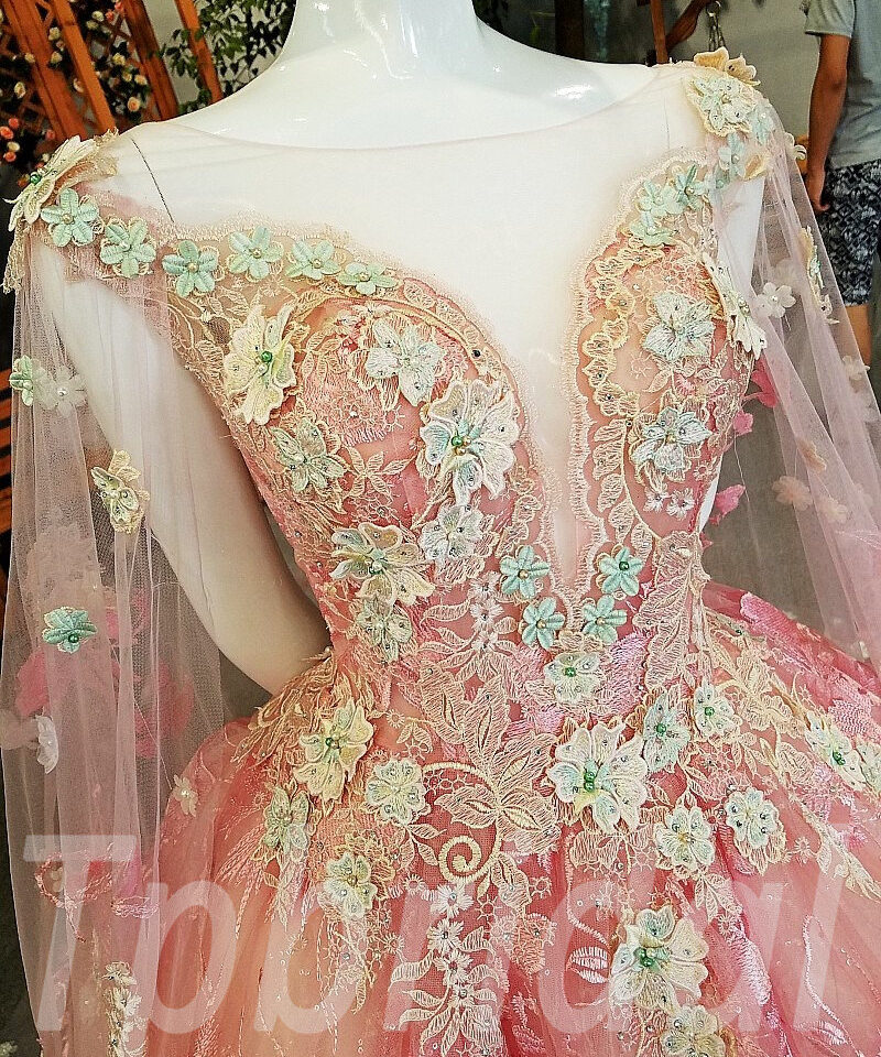 prom dress pink-091-05