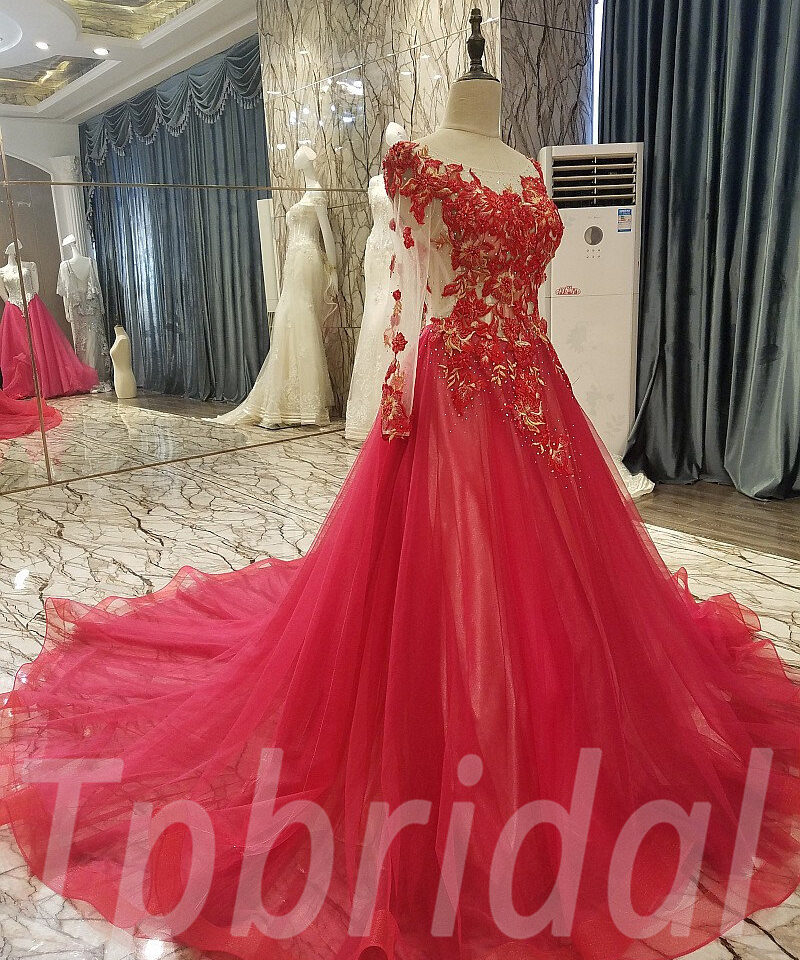 red prom dress 2018-085-03