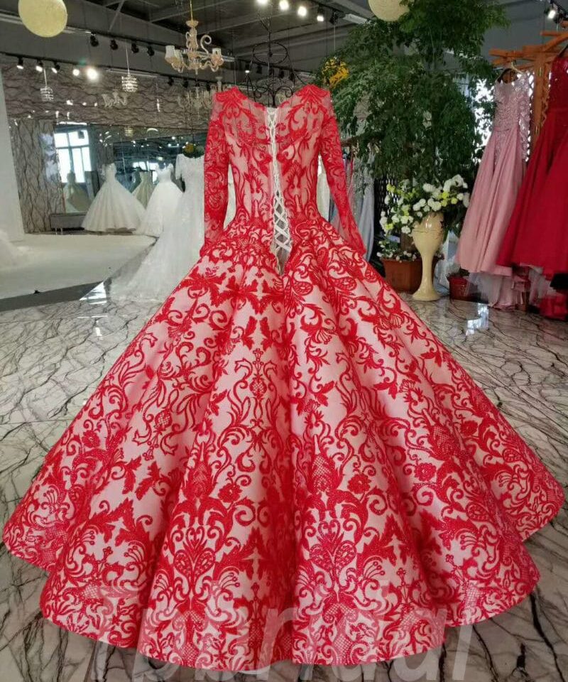 red wedding dress 2018-tp0054-01