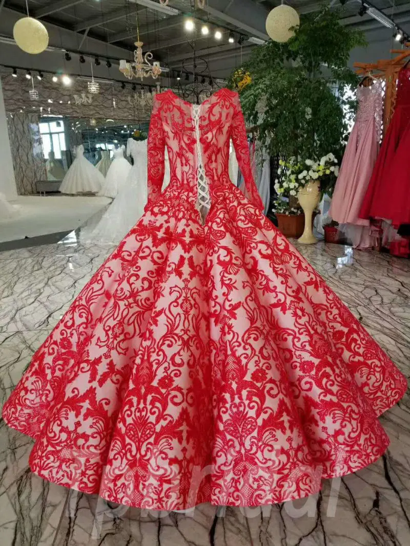 red wedding dress 2018-tp0054-01