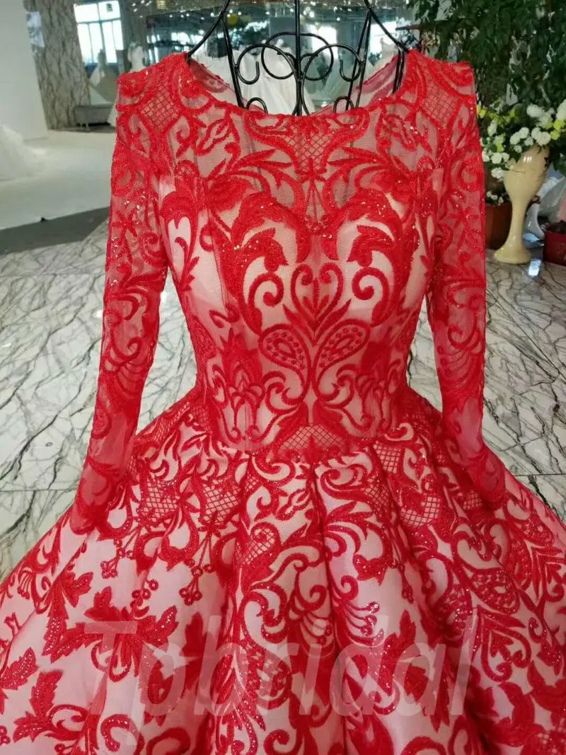 red wedding dress 2018-tp0054-08