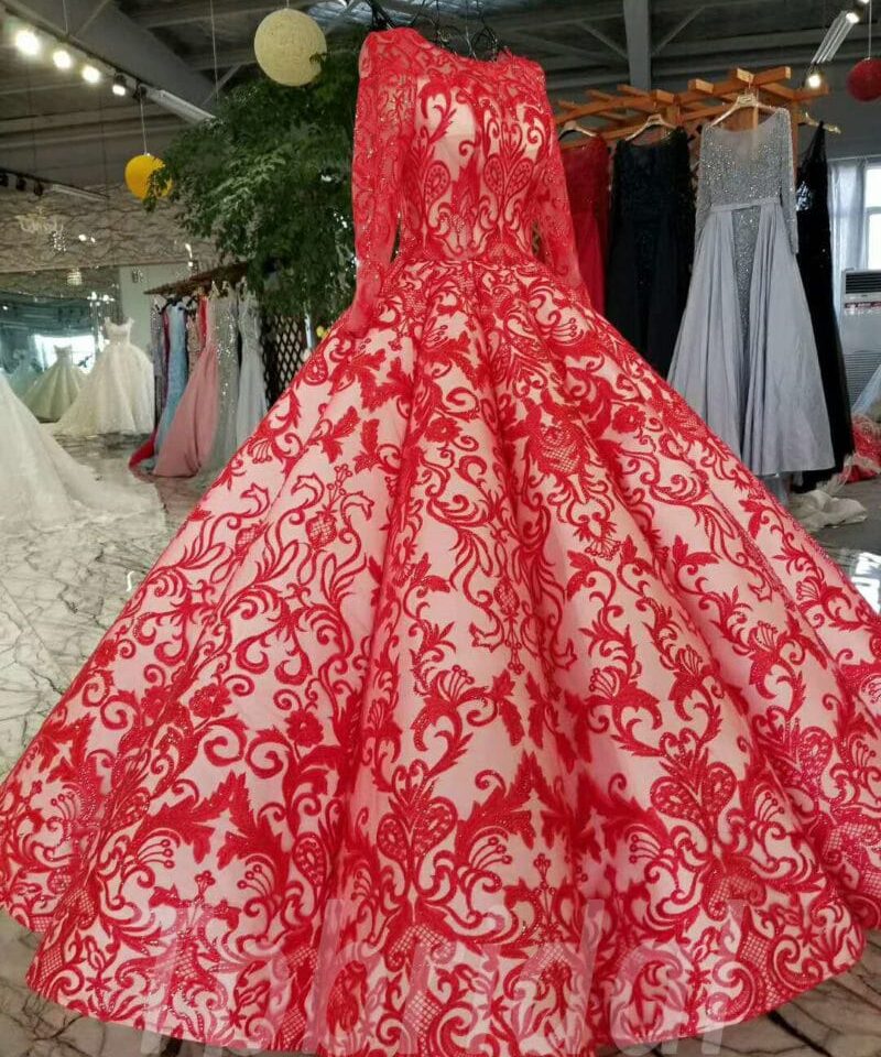 red wedding dress 2018-tp0054-09