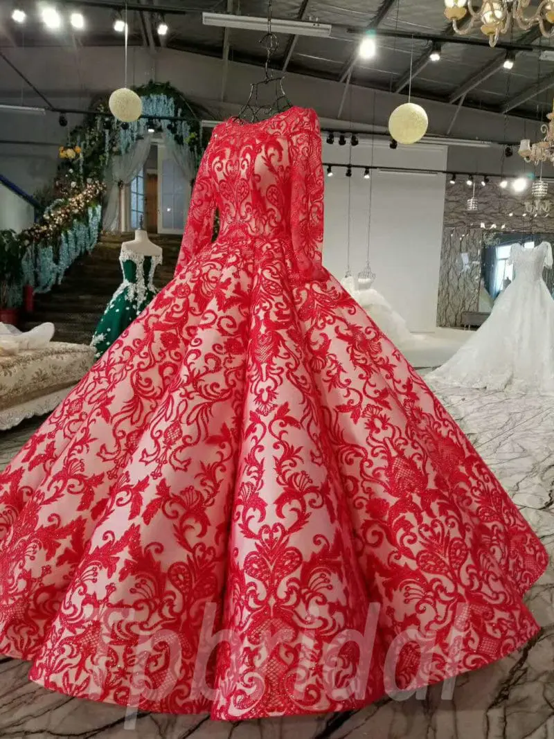 red wedding dress 2018-tp0054-10