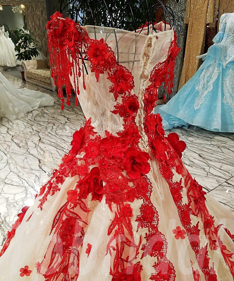 red wedding dress train-tp0059-04