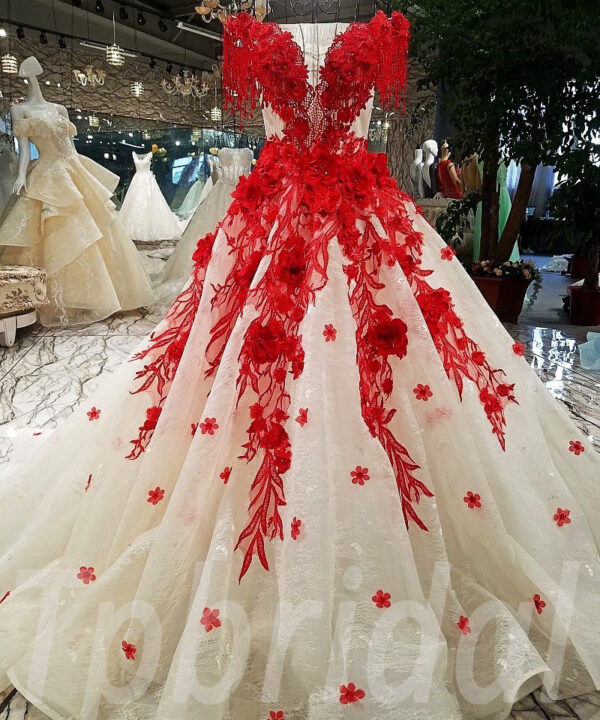 red wedding dress train-tp0059-05