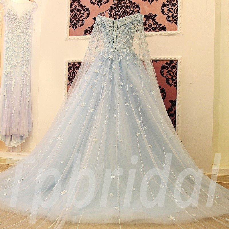 mermaid wedding dress with tulle skirt