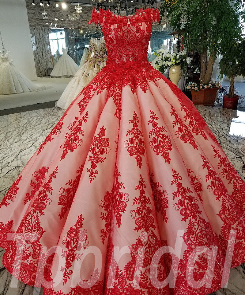wedding dresses red-132-02