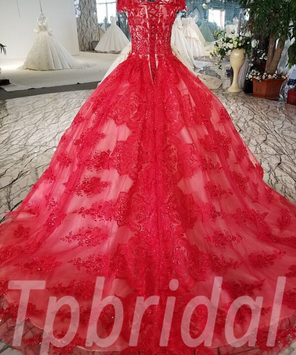 wedding dresses red-132-07