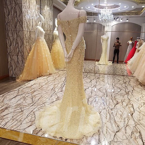 yellow prom dress-tp0064-06