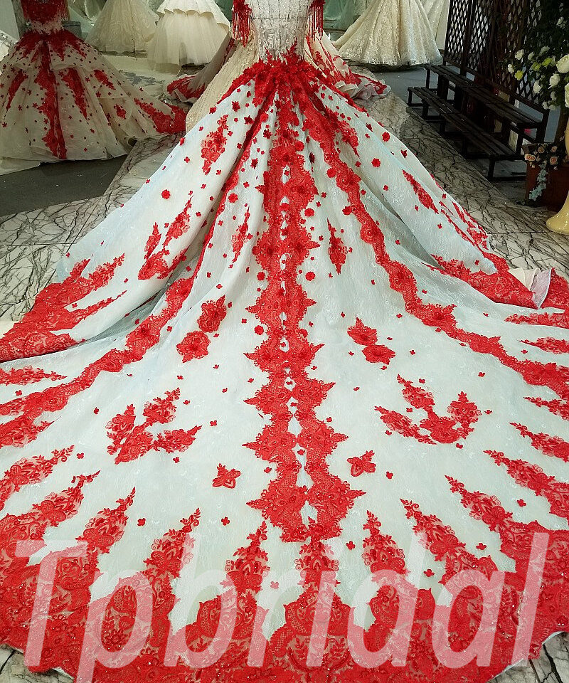 wedding dress ball gown plus size 194-04