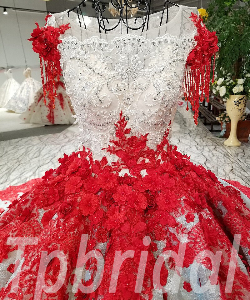 wedding dress ball gown plus size 194-07