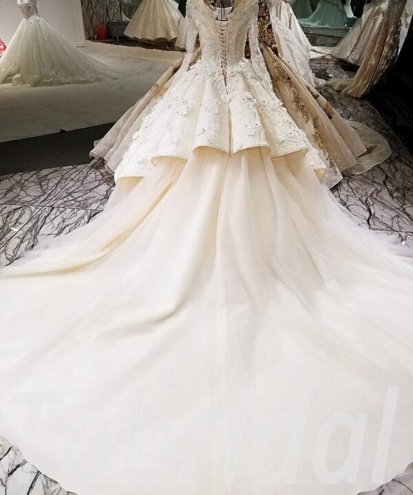 ball gown wedding dress champagne 177-06
