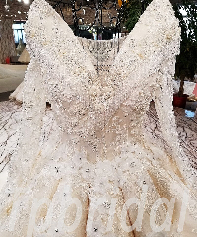 ball gown wedding dress champagne 177-09