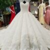 ball gown wedding dress crystal 158-01