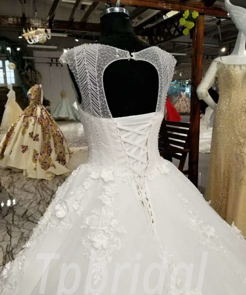 ball gown wedding dress crystal 158-07