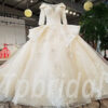 ball gown wedding dress off shoulder 181-08