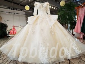 ball gown wedding dress off shoulder 181-08