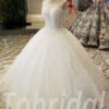 ball gown wedding dress with bling 195-04