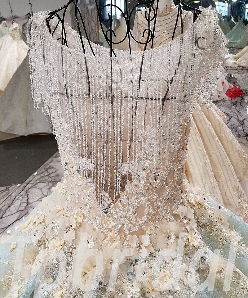 blue wedding dress 197-06