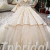 lace wedding dress champagne 185-02