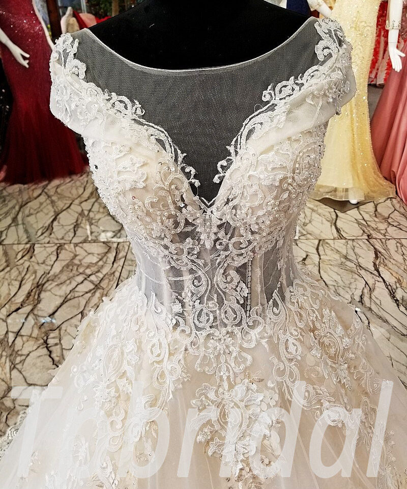 lace wedding dress girl 164-04