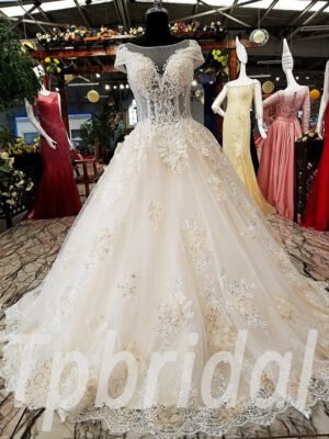 lace wedding dress girl 164-07