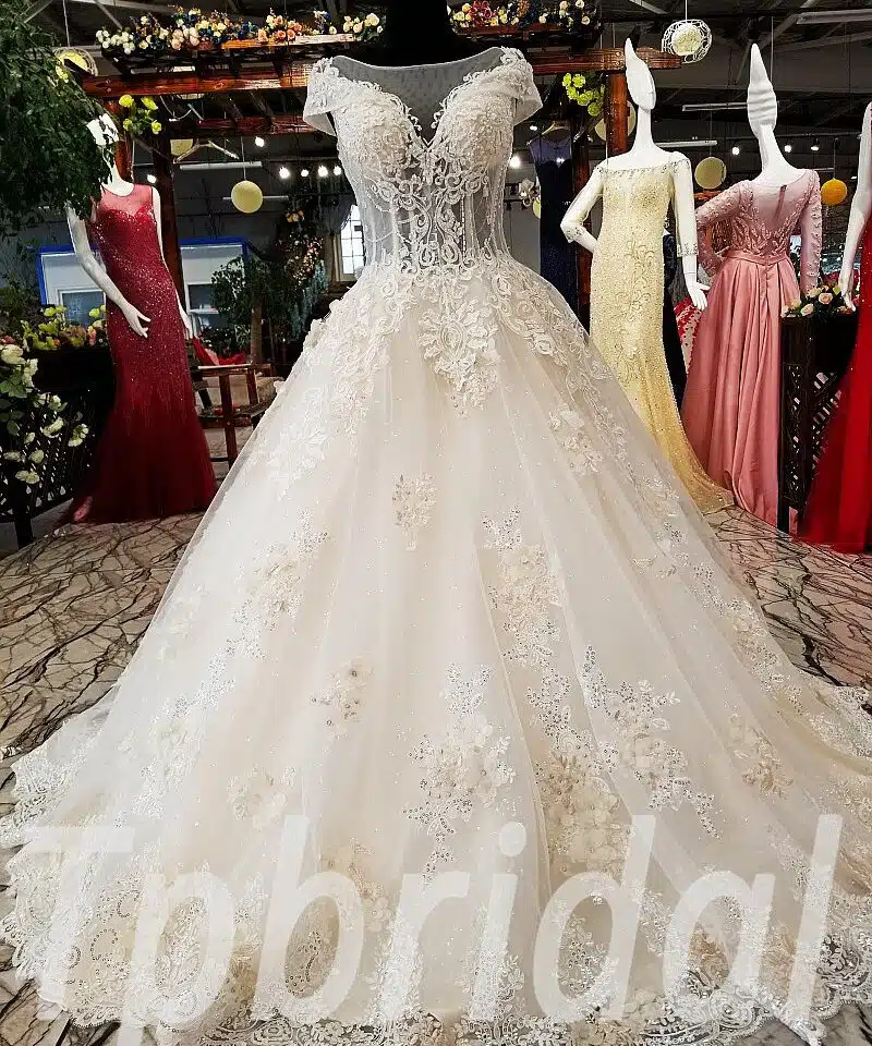 lace wedding dress girl 164-07